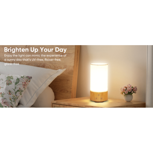 10000 Lux Light Therapy Lamp with Adjustable Color Temperature and Memory Function for Office and Home