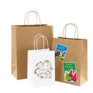 Wholesale Recyclable Handle Paper Bags 100gsm - 150gsm Twisted Paper Handle Bags from china suppliers