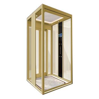 Forced Drive Type Home Elevator 1500mm Pit Depth Flexible Shaft Layout Villa