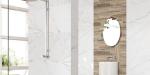 High Standard Marble Look Porcelain Tile , White Polished Porcelain Tiles