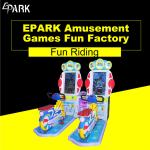 Fun Riding Arcade Kids Coin Operated Game Machine With High - definition LCD