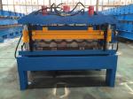 Hydraulic Cutting Steel Roofing Tile Roll Forming Machine With Chain Drive 2-4m
