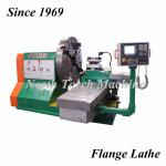 Conventional Flange Lathe , Large High Precision Lathe Machine Pipe Connector