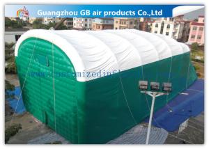 Wholesale 0.9mm Pvc Tarpaulin Green Inflatable Air Tent For Family Outdoor Events from china suppliers