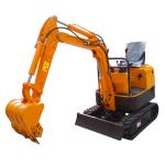 Stable Running Road Builder Excavator 2.2 Ton Mini Digger Crawler Excavator
