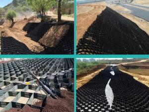 Wholesale Plastic Mesh Gravel Ground Grid Geocell For Erosion Control/Road Mat For Gravel from china suppliers