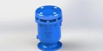 Threaded Flange Connection Combination Air Release Valve Ductile Iron
