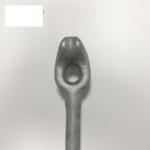 Forged Steel Galvanized Guy Wire Anchor / Thimble Eye Anchor Rod For Power Line
