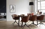 Durable Adelaide Fiberglass Dining Chair With Fully Upholstered Version