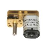 Micro Parallel Axis Shaft DC Motor 180mNm , 2.2W Right Angle Gear Reducer Motor