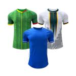 Mali & Ivory Coast Fan Edition Jerseys Permeable Quick Dry White Green Blue