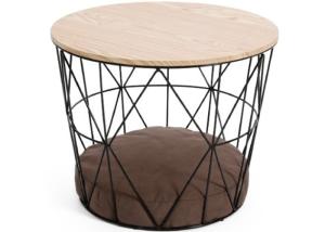 Wholesale 15KG H35cm Metal Basket Coffee Table With Storage from china suppliers