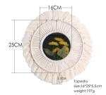 Bohemian Woven Leaf Feather Mirror Dream Catcher
