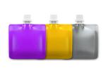 Logo Printed Stand Up Pouches 10 Colors , Leakage Proof Plastic Bag With Spout