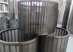 0.35mm Slot Height 100mm Johnson Wire Screen , Vee Wire Screen SS 316