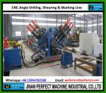 CNC High Speed Angle Drilling and Marking Line Used in Transmission Tower