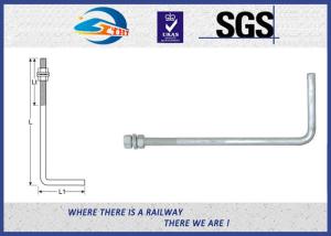 Wholesale Steel bolts and nuts hot dipped galvanized anchor bolts with Nut &amp; Washer 3/4&quot;×24&quot; from china suppliers