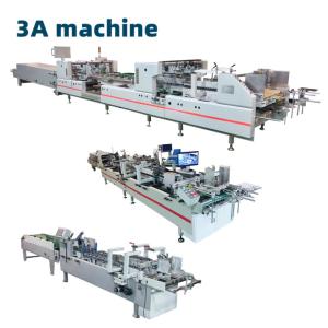 Wholesale Feeding Paper Automatic Folder Gluing Machine for Corrugated Carton Cardboard Box from china suppliers