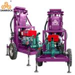 Hydraulic Trailer Mounted Water Well Drilling Rig for Drilling Depth of 120m and