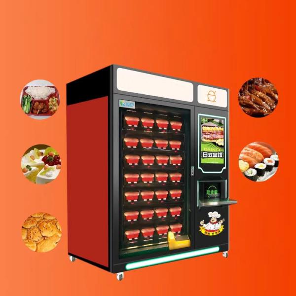 Vending Factory Supply With Microwave Heating Fast Food Vending Machine For Sale