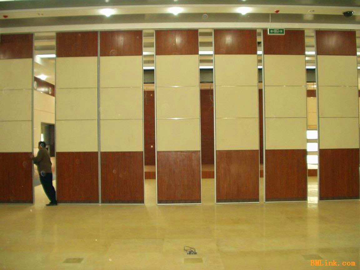 MDF Movable Sound Proof Partitions Telescopic Sleeve Panel For Hotel