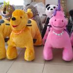 Hansel shopping mall safe riding games zoo animals kiddie ride bull park
