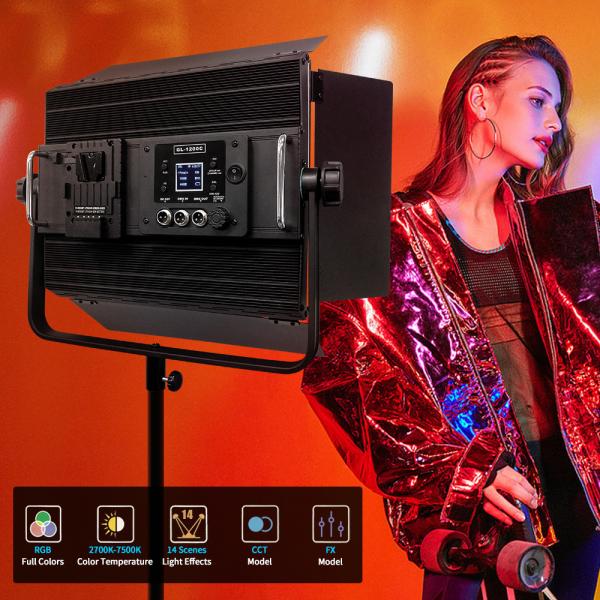 6196lux 120w Led Photo Video Studio Light TV Broadcast Lighting For Film