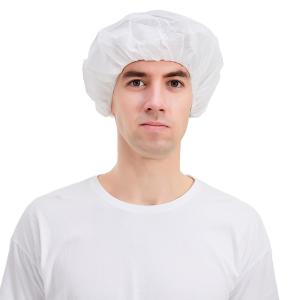 Wholesale Restaurant Hospital Non Woven Bouffant Cap 21'' Workshopping from china suppliers