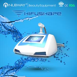 Wholesale mini 10.4 inch touch screen big energy hifu body slimming beauty salon equipment from china suppliers