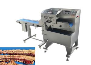 Wholesale Stainless Steel Cooked Beef Meat Slicing Machine 160mm Width Conveyor Belt from china suppliers