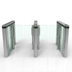 Amusement Park Entrance Security Speed Gates Full Height Sliding Gate Turnstile