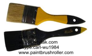 Wholesale Natural bristle Chinese bristle synthetic mix 2 piece paint brush sets wood handle plastic handle 2 inch PBS-004 from china suppliers