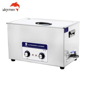 Wholesale 30L Artificial Benchtop Ultrasonic Cleaner 40kHz SUS Casters Skymen from china suppliers