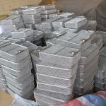Plain Weave Low Carbon Metal Wire Basket Polished Medical Sterilizing