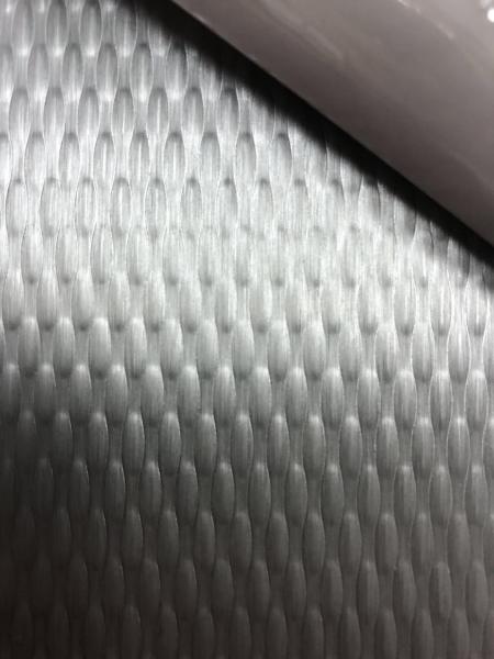 China Decorative 5WL Embossed Satin Finish Stainless Steel Sheet Factory In