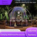 Outdoor Rectangular Sun Glass Room Full Transparent Bubble Room Spherical Tent