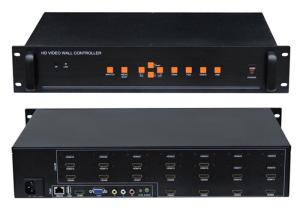 Wholesale HD 20 Screens Narrow Bezel LCD HDMI Video TV Wall Screens Controller 4x4 2x2 3x3 from china suppliers
