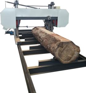 Wholesale Electric Portable Sawmill Horizontal Bandsaw Sawmill With Diesel Engine For Big Log Cutting from china suppliers