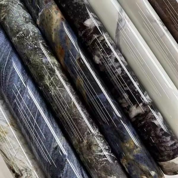 2025 Marble Effect PVC Lamination Film For Cabinet Doors & PVC Sheets – Stone