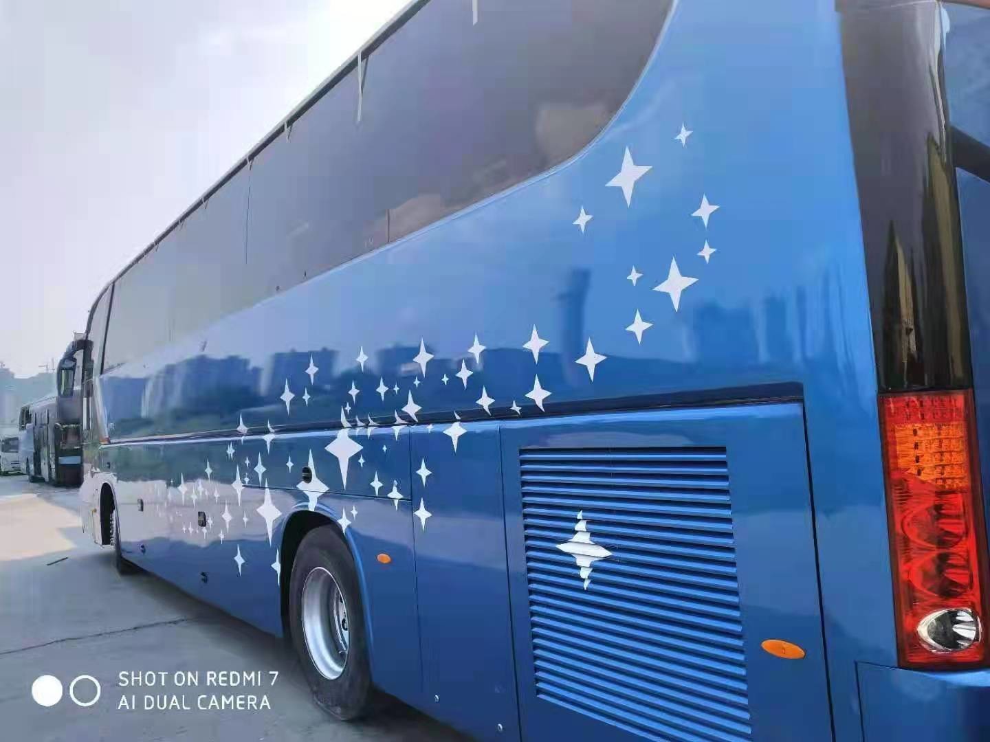 2014 Year 55 Seats Used Kinglong Bus XMQ6129 Used Coach Bus With Air Conditioner Diesel Engine