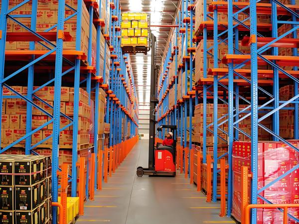 Intensive Storage Shelves Steel Metal Heavy Duty Roller Rack Drive-in Rack For