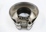 Natural Rubber Inside Heavy Duty Steel Pipe Clamps , Type A Heavy Duty Clamps