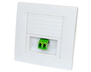 China 86 Type Multifunctional Fiber Optic Junction Box Network Face Plate For SC/LC And RJ45 Connectors on sale