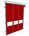 380 V 50hz high speed pvc roll up door color coated galvanized steel material