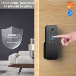 Glomarket Outdoor Electronic Smart Fingerprint Password Digital Lock Tuya Ttlock