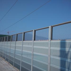 China Highway Railway PC Acoustic Noise Barrier Panel Sound Barrier Fence on sale
