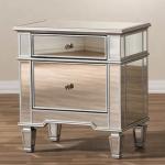 Bedroom Bedside 2 Drawer Nightstand