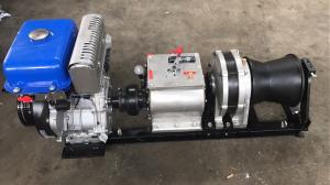 China Electric Power Construction Gas Engine Powered Winch Fast Speed Cable Winch on sale