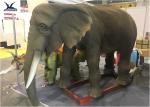 Playground Zoo Decoration Lifelike Animatronic Animal Models Elephant Statues