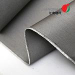 Wire Reinforced Fiberglass Fire Curtain Fabric With Both Sides Silicone /